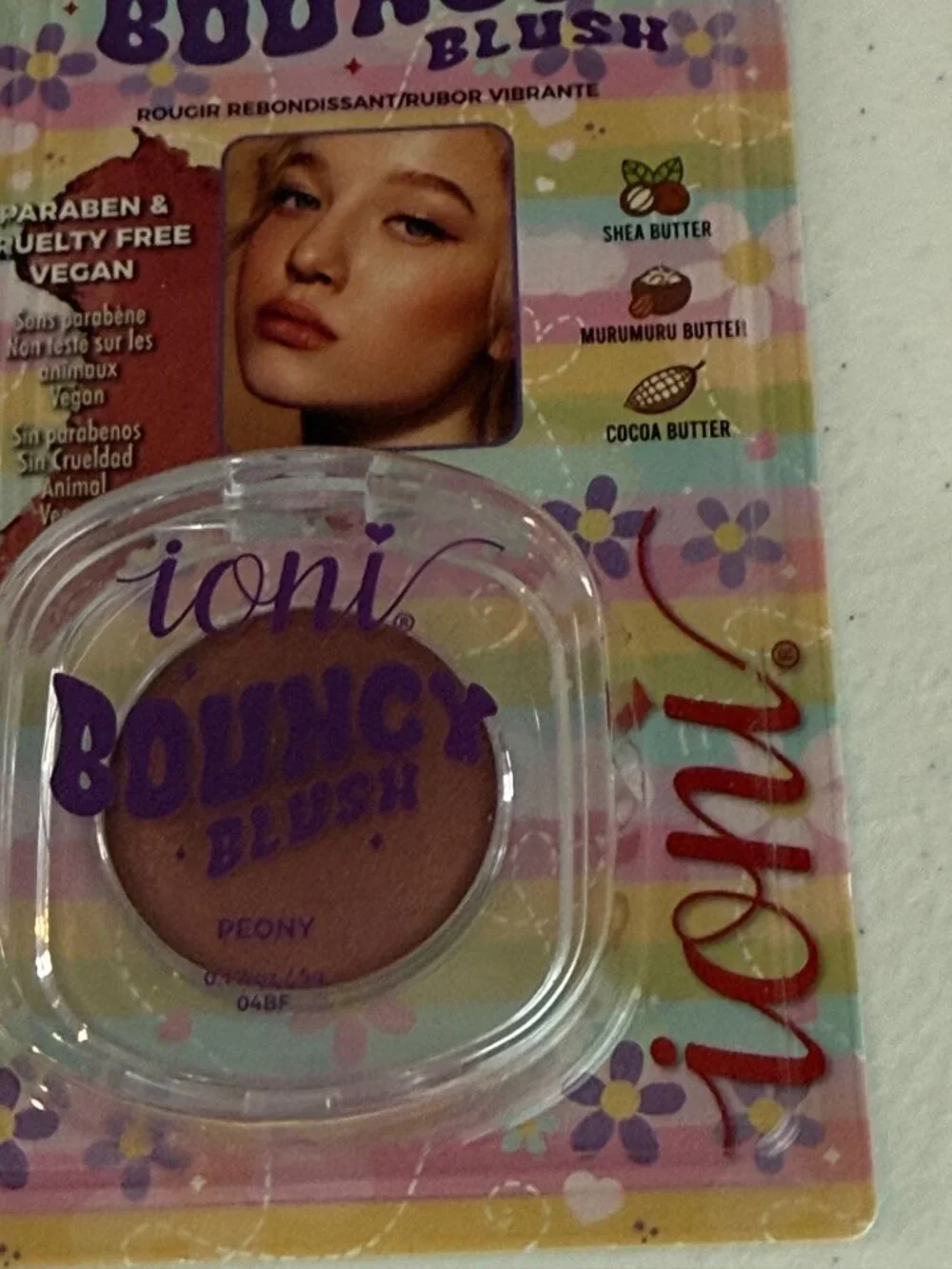 Ioni Butter Bae Bouncy Blush Peony Cheek Lip Color New